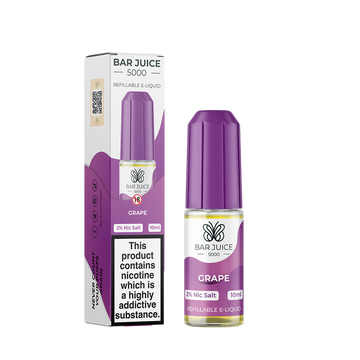 Bar Juice 5000 e liquid grape flavor